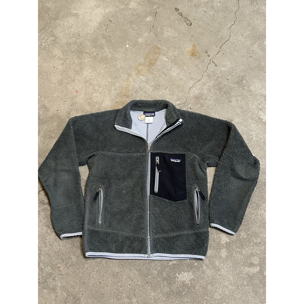 Vintage Patagonia Men's Retro-X Fleece Jacket 2006 USA - Charcoal Gray - Size XS